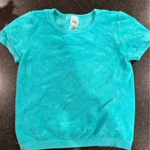 Aritzia TNA terry cloth baby tee